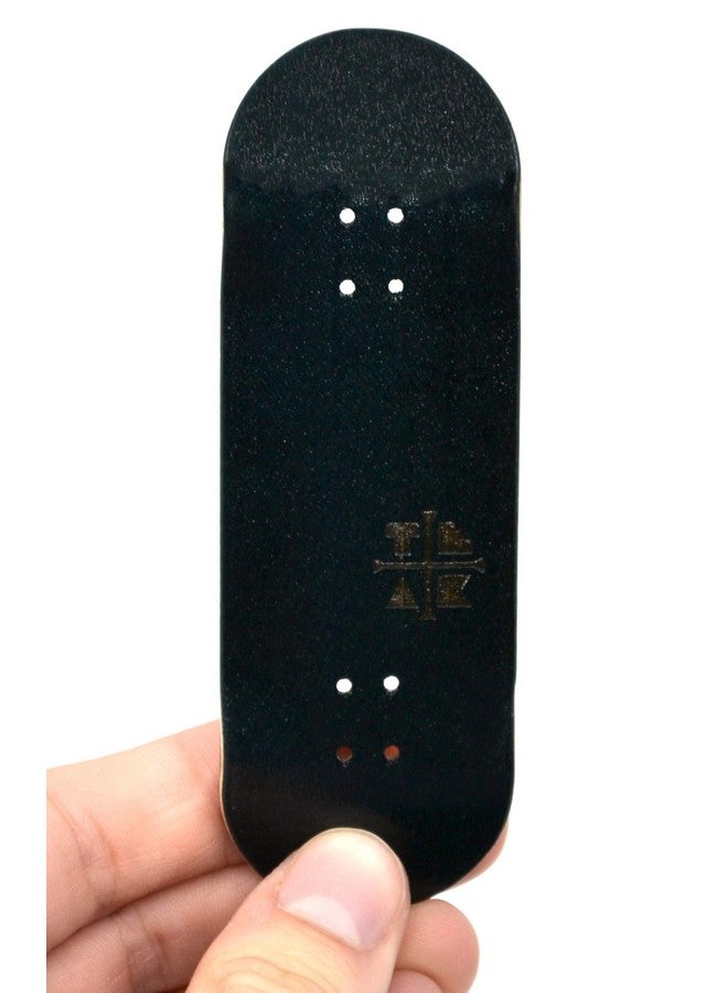 Teak Tuning Prolific Wooden Fingerboard Deck, Black Mamba - 34mm x 97mm - Handmade, Pro Shape & Size - Five Plies Wood Veneer - Includes Prolific Foam Tape - Image 2