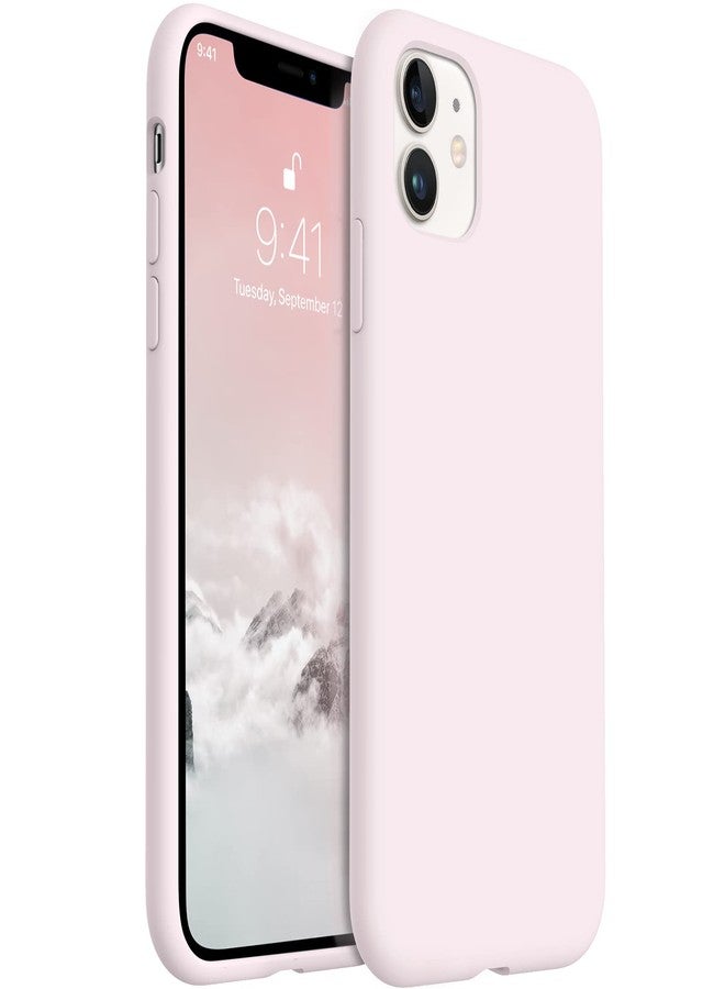AOTESIER Shockproof Designed for iPhone 11 Phone Case, Premium [Food Grade Silicone] with Anti-Scratch Protective Lining, Full Body Drop Protection Phone Case for iPhone 11, 6.1 inch, Chalk Pink - Image 1