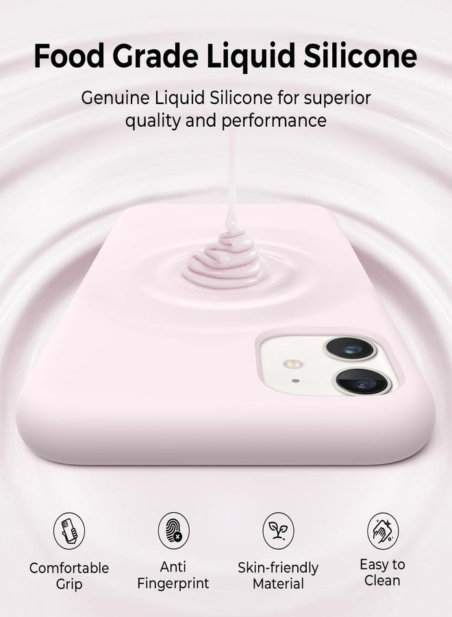 AOTESIER Shockproof Designed for iPhone 11 Phone Case, Premium [Food Grade Silicone] with Anti-Scratch Protective Lining, Full Body Drop Protection Phone Case for iPhone 11, 6.1 inch, Chalk Pink - Image 5