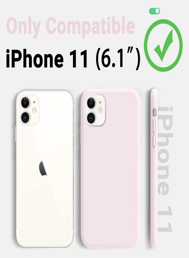 AOTESIER Shockproof Designed for iPhone 11 Phone Case, Premium [Food Grade Silicone] with Anti-Scratch Protective Lining, Full Body Drop Protection Phone Case for iPhone 11, 6.1 inch, Chalk Pink - Image 2