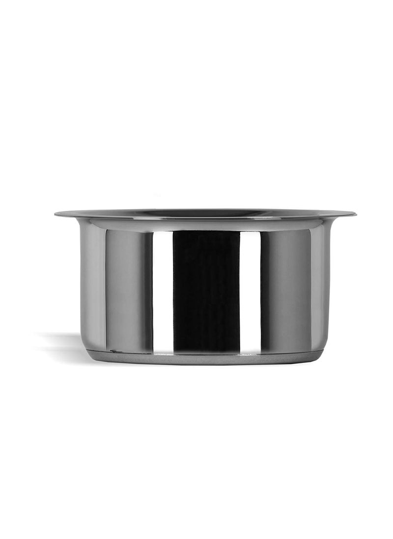 Bartan Star Bartan Star Stainless Steel Flat Induction Bottom Tope with Lid 4000ml  - Image 3