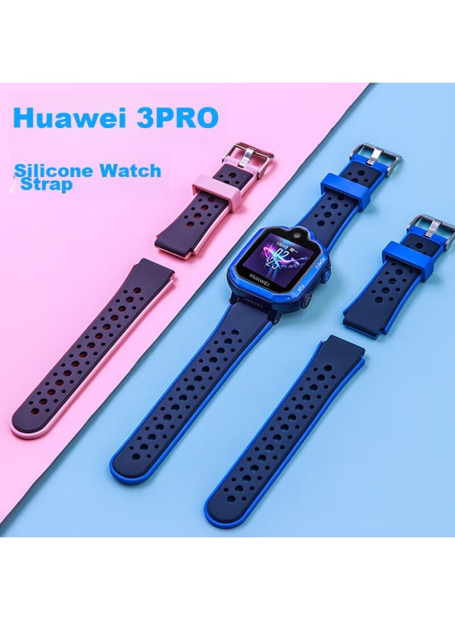 Ten Flashes Shan Huawei Children's Watch Strap 3s/3pro Super Edition, Waterproof And Sweat-resistant, Detachable Silicone Strap, Uni, Comes With Removal Tool, Aurora Blue - Image 3