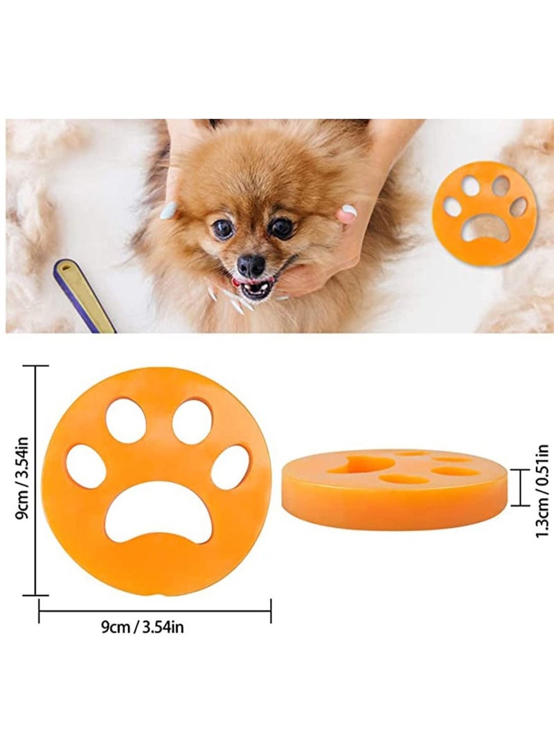 KASTWAVE Pet Hair Remover, Fur Zapper Pet Fur Catcher For Laundry Clothes Carpet Bedding, Pet Fur Remover Available In Washing Machine, Reusable Dog Cat Lint Remover 4Pcs - Image 2