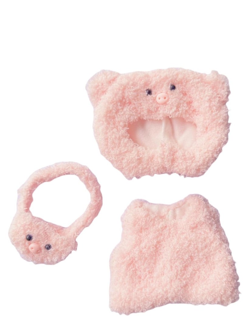 Paka Rabbit doll handmade crochet clothing set for labubu (without doll) (Applicable to 17 cm)    Compatible with Have a Seat/Macaron Series  - Image 1