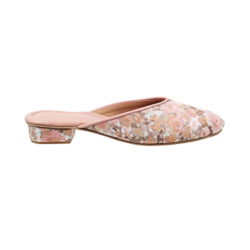 Mochi Womens Synthetic Peach Slip Ons (Size (5 UK (38 EU)) - Image 2
