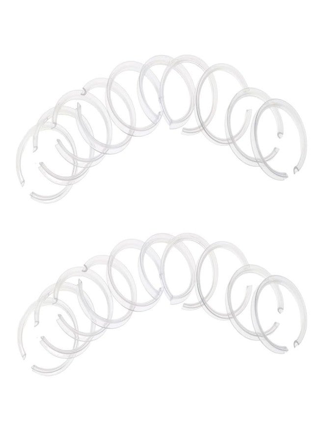 Pokinge 20pcs Bracelet Display Stand Round Clear Bracelet Stand Holder Bracelet Stand Holder Display Jewelry Display Stand Bangle Organizer Rack - Image 1