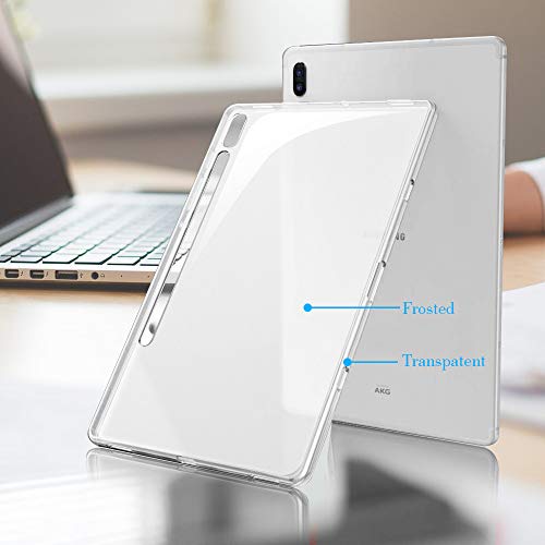 Zeking for Samsung Galaxy Tab S7 FE 5G Case, Anti-Scratch Ultra Slim Thin Anti-Scratch TPU Rubber Soft Skin Silicone Premium Protective Case - Image 3