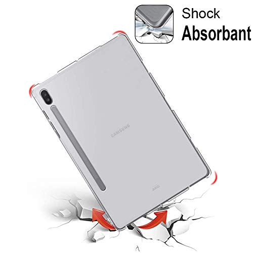 Zeking for Samsung Galaxy Tab S7 FE 5G Case, Anti-Scratch Ultra Slim Thin Anti-Scratch TPU Rubber Soft Skin Silicone Premium Protective Case - Image 5