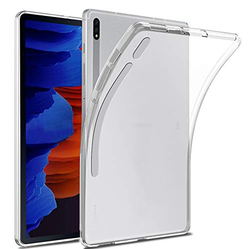 Zeking for Samsung Galaxy Tab S7 FE 5G Case, Anti-Scratch Ultra Slim Thin Anti-Scratch TPU Rubber Soft Skin Silicone Premium Protective Case - Image 1