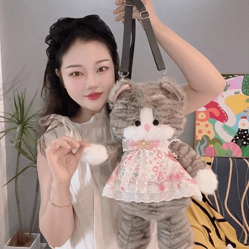 Cute Cat Plush Backpack - Image 2