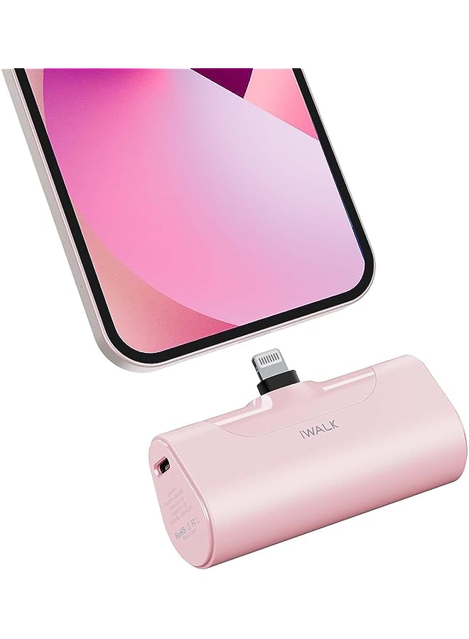 iWalk Portable Power Bank 4500mAh Ultra-Compact Small Portable Charger Cute Battery Pack Compatible with iPhone 14/13/13 Pro Max/12/12 Mini/12 Pro Max/11 Pro/XS Max/XR/X/8/7/6/Plus Airpods and More - Image 1