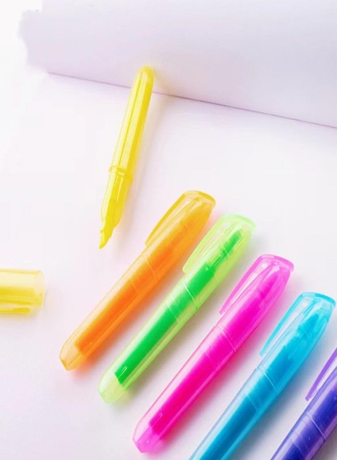 إس كي كي ستيشناري مجموعة أقلام تظليل صغيرة من SKKSTATIONERY، 36 قطعة، أقلام تظليل ملونة برأس مشطوف، أقلام تظليل بألوان متنوعة، 3.5 بوصة - Image 5