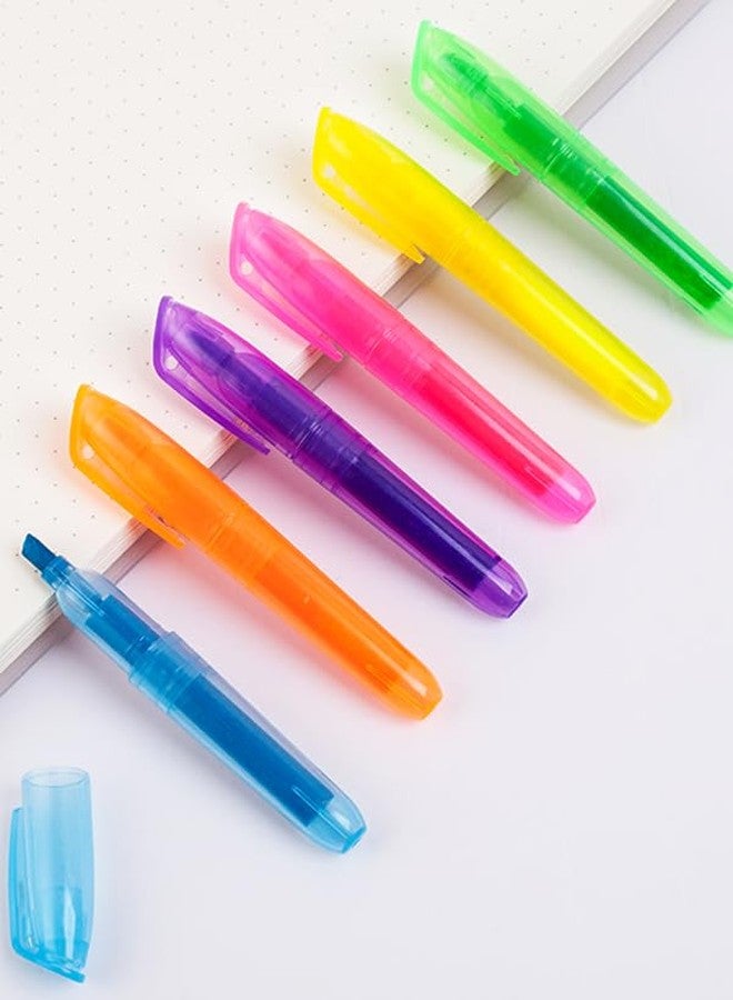 إس كي كي ستيشناري مجموعة أقلام تظليل صغيرة من SKKSTATIONERY، 36 قطعة، أقلام تظليل ملونة برأس مشطوف، أقلام تظليل بألوان متنوعة، 3.5 بوصة - Image 4