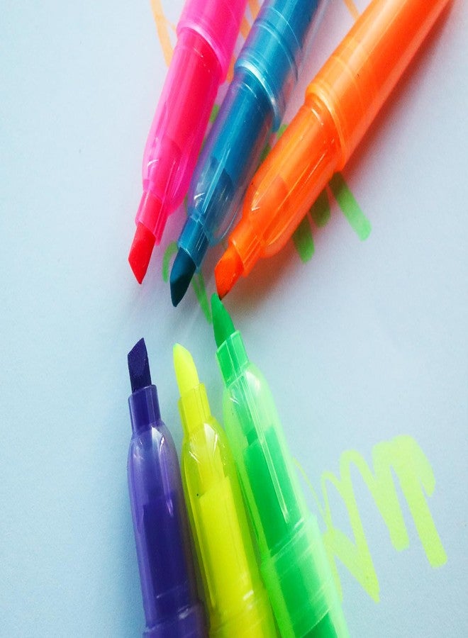 إس كي كي ستيشناري مجموعة أقلام تظليل صغيرة من SKKSTATIONERY، 36 قطعة، أقلام تظليل ملونة برأس مشطوف، أقلام تظليل بألوان متنوعة، 3.5 بوصة - Image 2