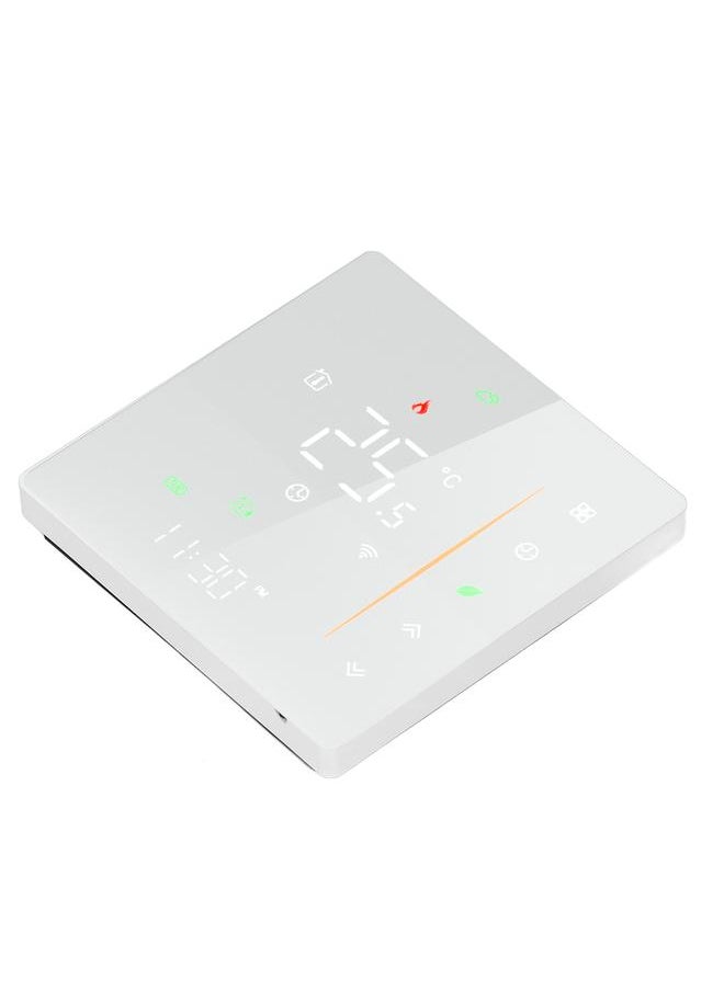 Smart Thermostat WiFi Programmable Phone App Control Water Floor Heating Temperature Controller for Tuya AC 95‑240V White
