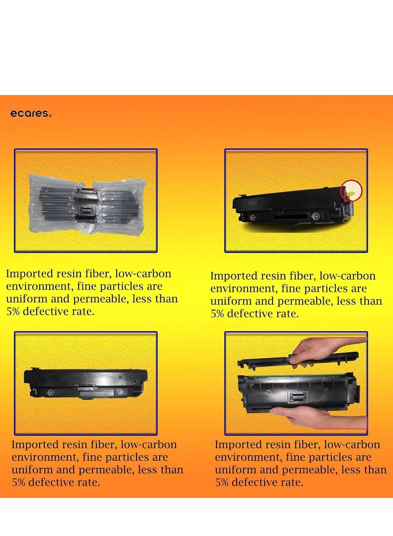 ECARES® 230A Compatible Toner Cartridges Replacement for W2300A W2301A W2303A W2302A use with HP Color LaserJet Pro 4203dw 4203dn MFP 4303dw Printers (Multicolor) - Image 2