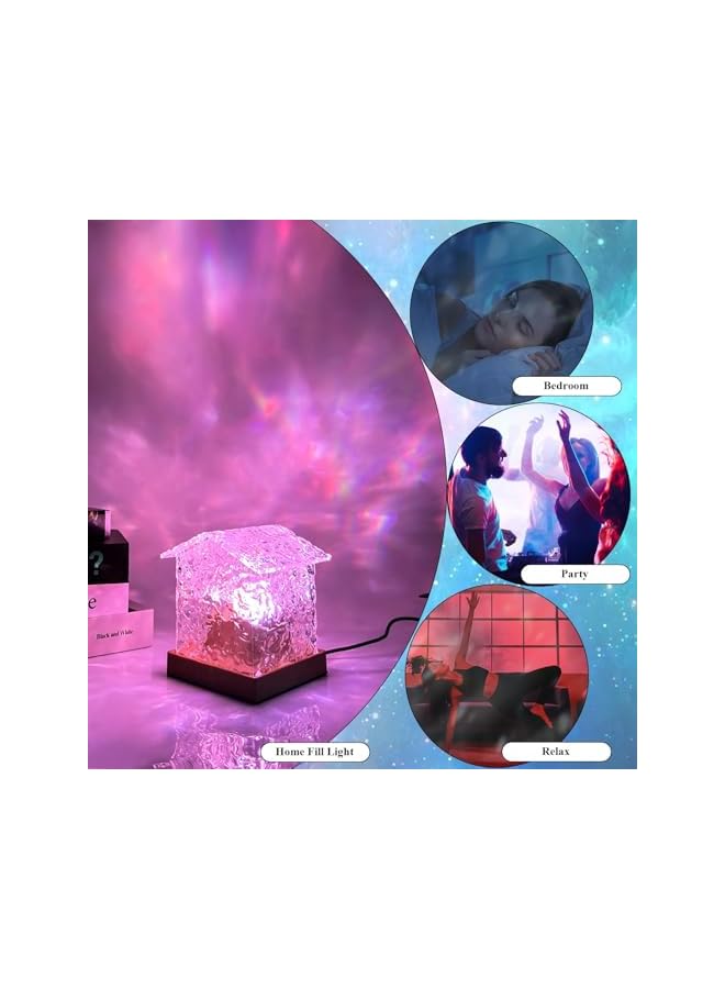 The Bros Galaxy Projector Light for Bedroom, Ocean Wave Sensory Light with 16 Colors, Romantic Visual Mood Lighting Lamp, Ceiling Projector Night Light for Bedroom/Party/Game Rooms, for Teen Gifts - Image 5