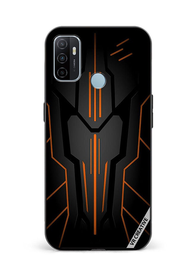 VR CREATIVE Protective Case Cover For Oppo A53 Black Sark Design Multicolour - Image 1