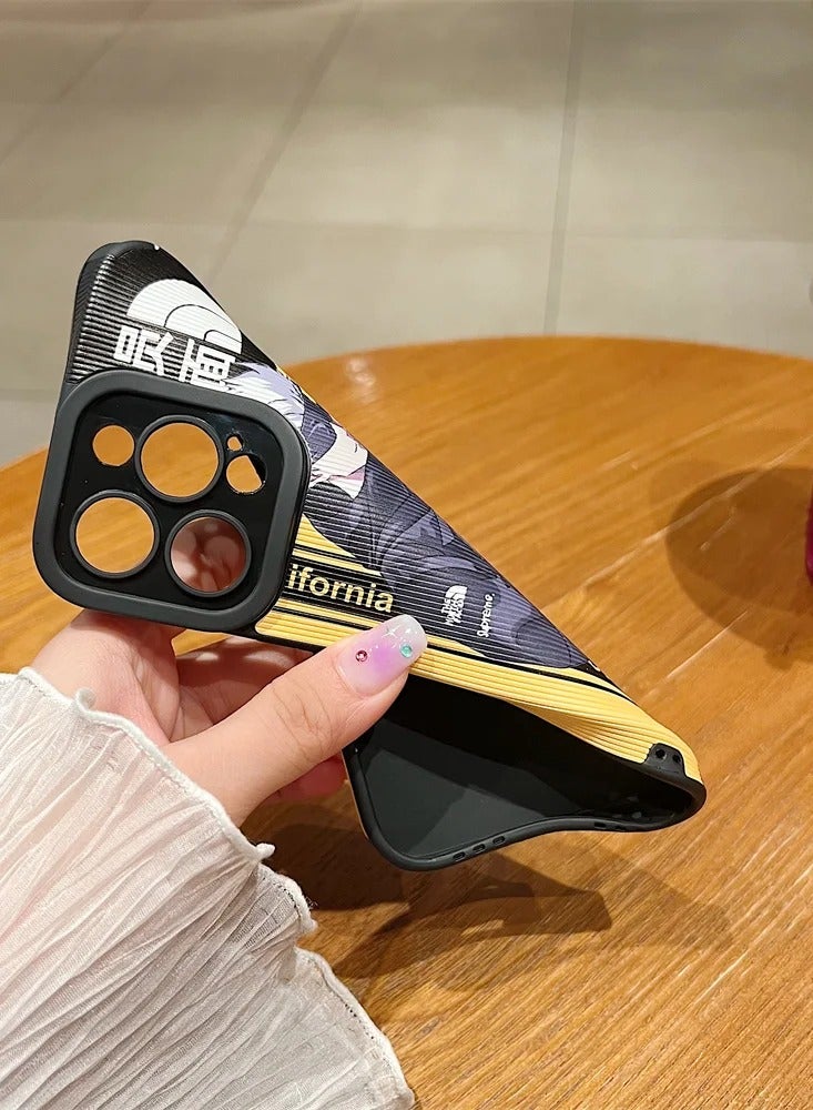 Kannzz Cartoon Robot Super Mario Phone Case For iPhone - Red - Image 4