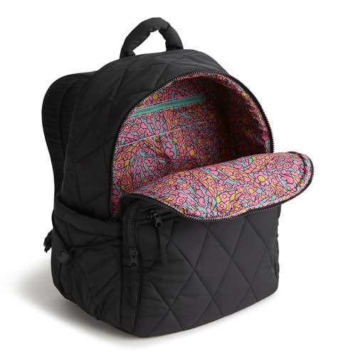 Vera Bradley Women's Featherweight Bancroft Backpack, Black, One Size - Image 3