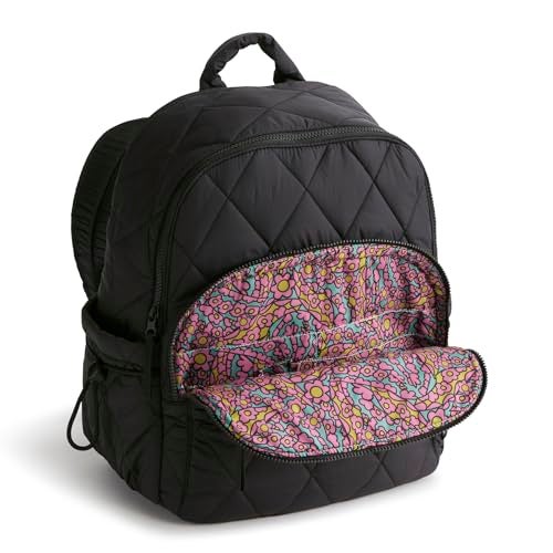 Vera Bradley Women's Featherweight Bancroft Backpack, Black, One Size - Image 4