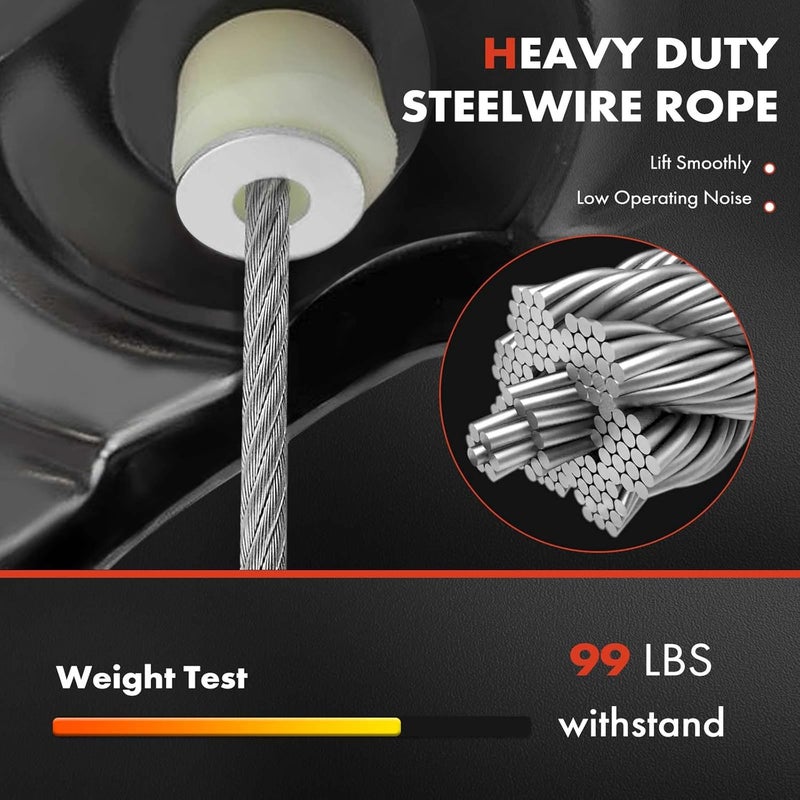 A-Premium Spare Tire Wheel Winch for Dodge Ram 1500 (2006-2008) - Image 5