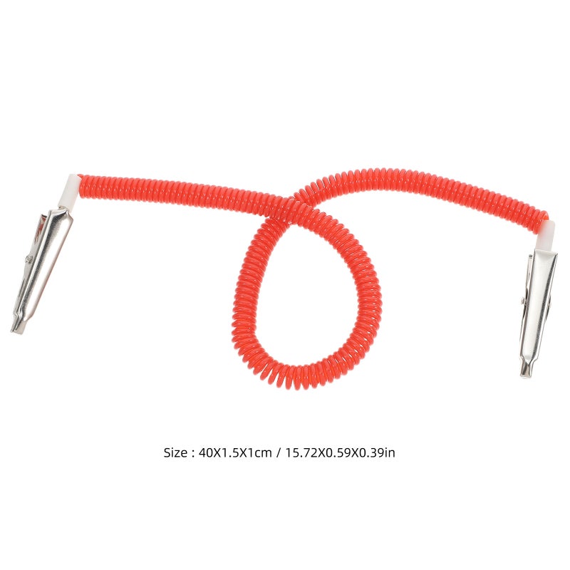 Teeth Bib Clips With Metal Chain And Clamps Scarf Clip Napkin Holder Apron Clip Spring Clips For Clinic And Home Use - Image 2
