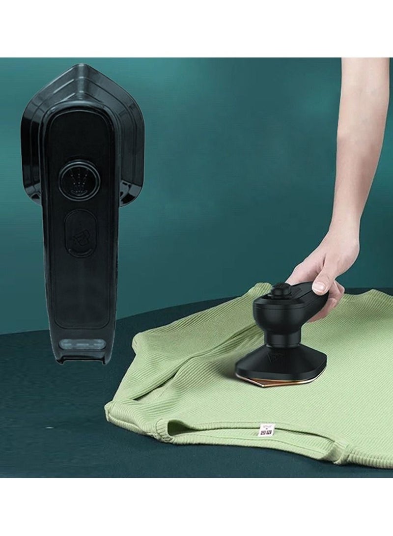 DubaiGallery مكواة بخار للسفر للملابس، مكواة بخار صغيرة محمولة احترافية للملابس، تدعم الكي الجاف والرطب لأي ملابس ملابس - Image 1