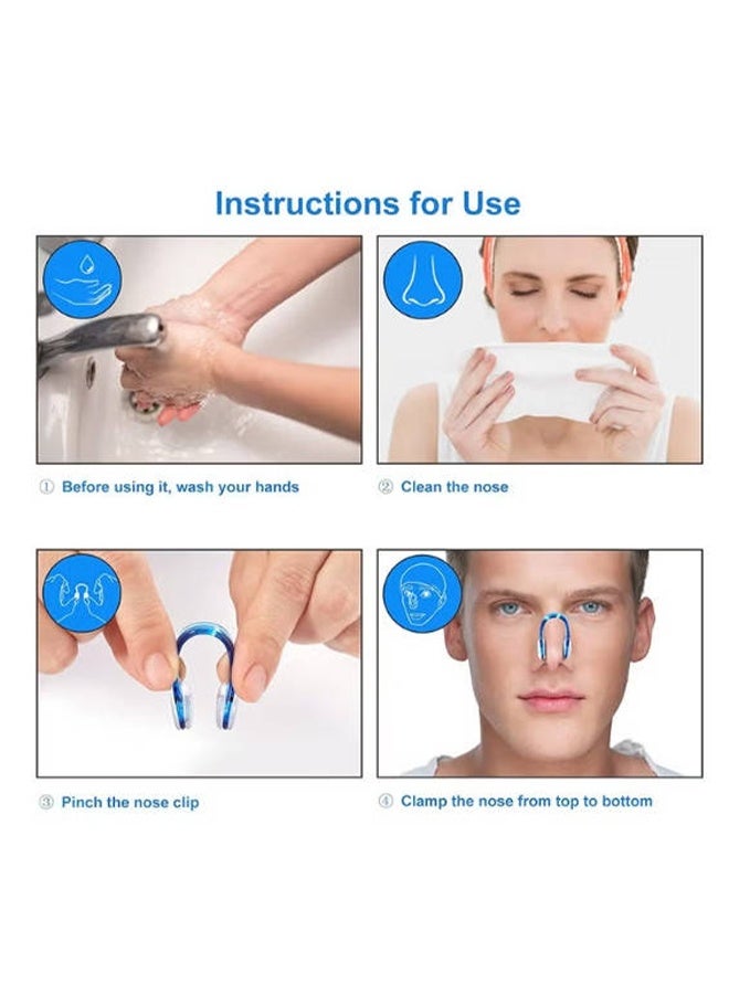 واي جيه مشبك أنف السباحة ، مجموعة من 5 مقاطع أنف من السيليكون للسباحة سدادات الأنف مجموعات واقي الأنف للبالغين والأطفال مع صندوق معبأ - Image 3