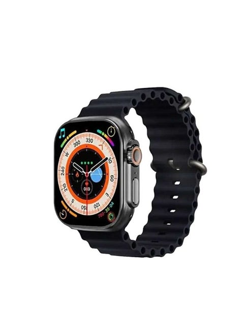Wisme WS10 5 Ultra Smartwatch for Men Fitness Tracker with Heart Rate Monitor Blood Oxygen Blood Pressure ECG Sleep Monitor Multi Sport Activity Tracker Bluetooth Calling NFC Payment AMOLED Display Wireless Charging Waterproof Interchangeable Bands Voice Assistant Android & iPhone Compatible