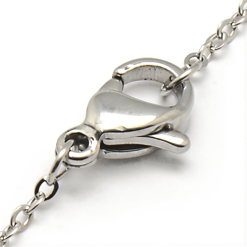 Dainty Antique Bronze 2mm Flat O Chain Lobster Clasp for Women Handmade Jewelry - Image 5