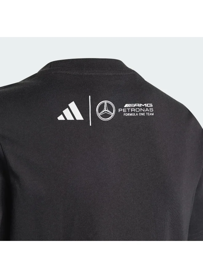 adidas تيشيرت أديداس أسود للجنسين بتصميم رياضي