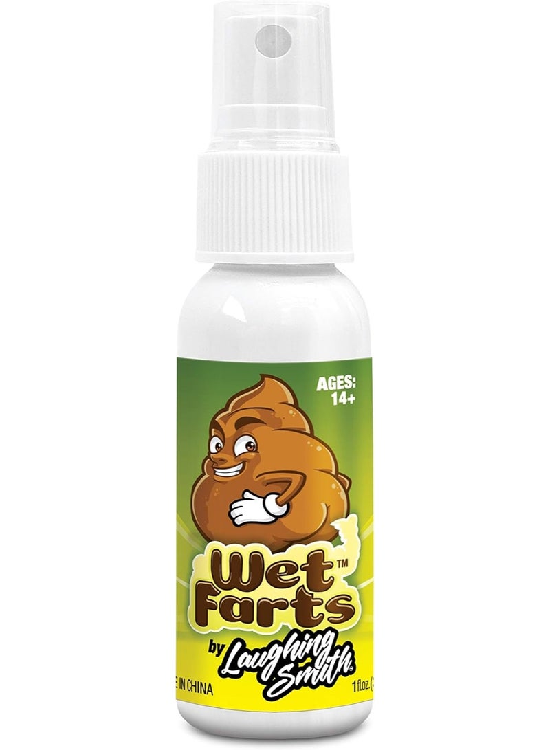 Laughing Smith - Wet - Potent Stink Spray - Extra Strong Stink - Hilarious Gag Gifts & Pranks for Adults or Kids - Prank Stink Stuff - Non Toxic - Smells Like Really 'Bad' Gas - Image 1
