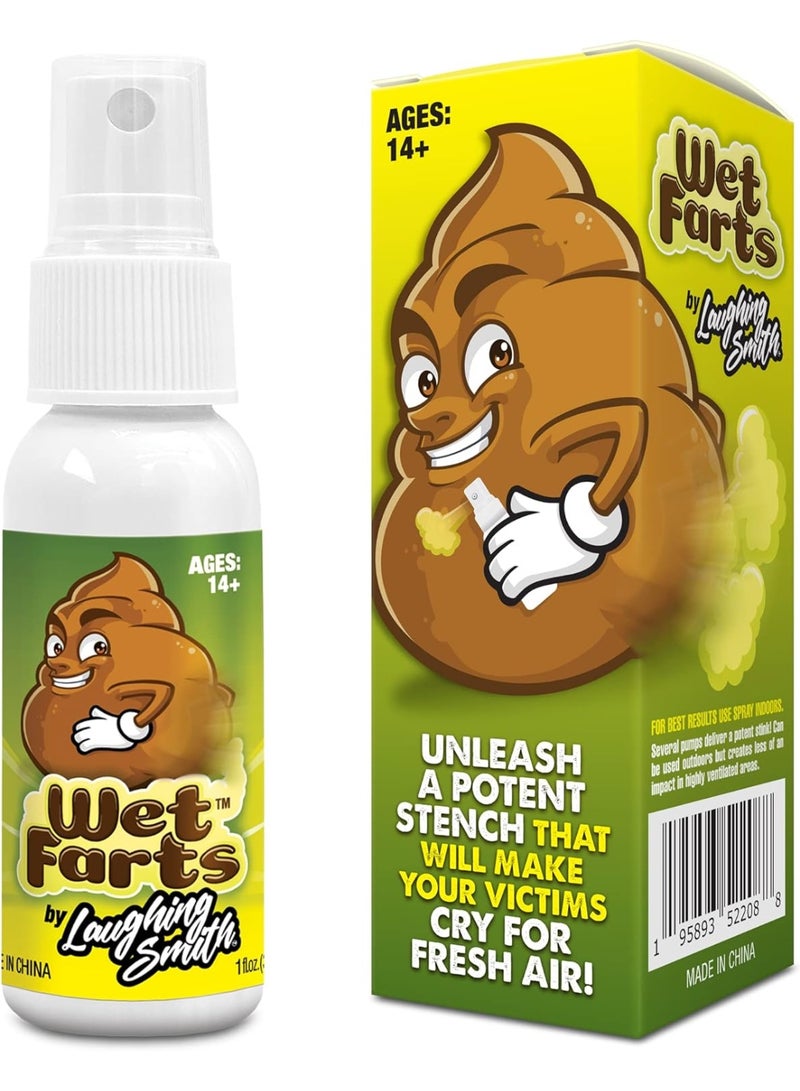 Laughing Smith - Wet - Potent Stink Spray - Extra Strong Stink - Hilarious Gag Gifts & Pranks for Adults or Kids - Prank Stink Stuff - Non Toxic - Smells Like Really 'Bad' Gas - Image 3
