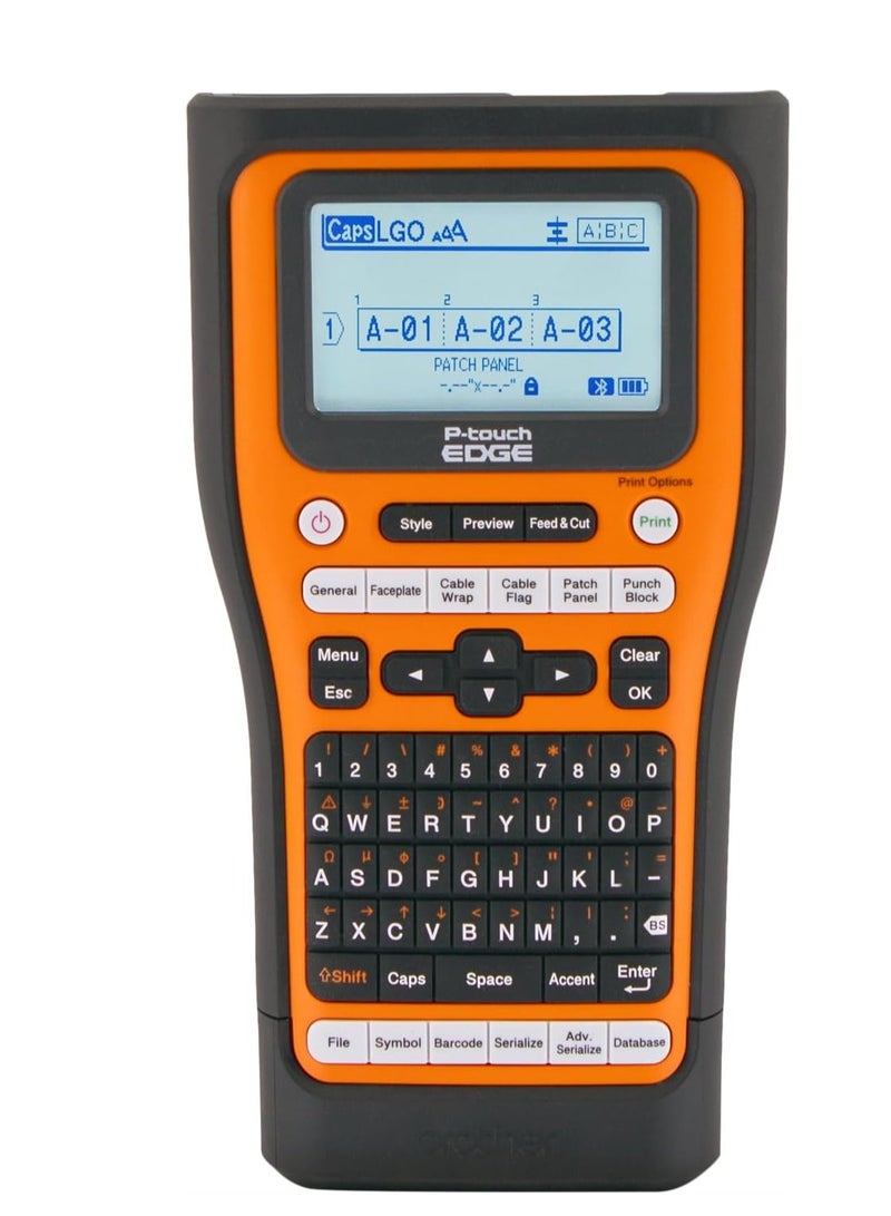 Brother Max Brother PT-E560BTVP Industrial Label Printer – Bluetooth, Dual Auto-Cutter, USB-C, 3.5mm to 24mm Labeling Support - Image 1