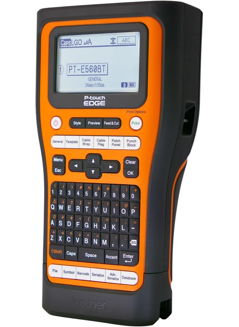 Brother Max Brother PT-E560BTVP Industrial Label Printer – Bluetooth, Dual Auto-Cutter, USB-C, 3.5mm to 24mm Labeling Support - Image 2