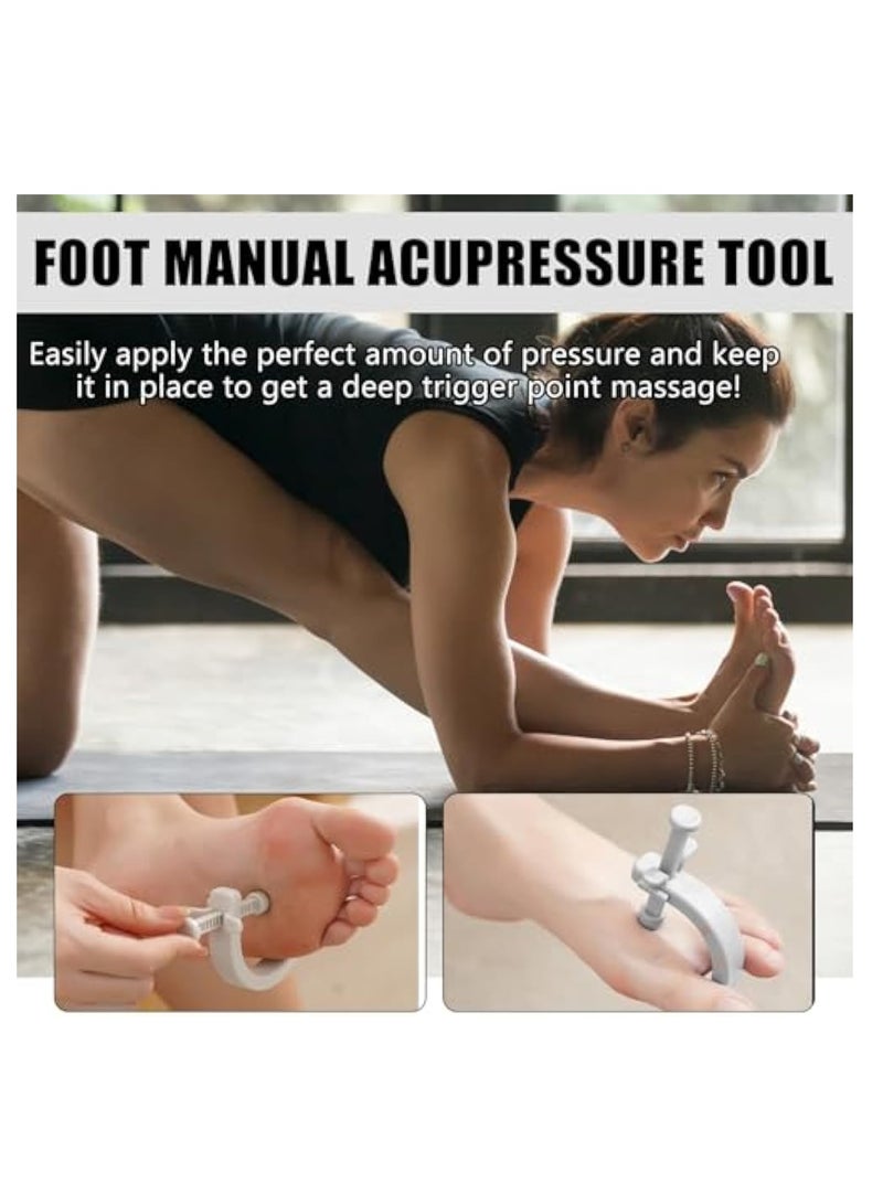 2PCS Acupuncture Clip Tool, Migraine Relief Acupressure Clip, Portable Pressure Point Clip, Compact Pressure Point Massage Tool, ‘Magic Pointer’ Hand Pressure Point, for Hand Foot Ear Migraine Relief - Image 3
