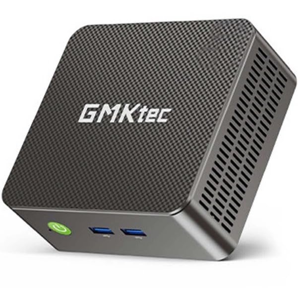 GMKtec Mini PC, Intel Twin Lake N150 (Upgraded N100), 8GB DDR4 RAM 256GB PCIe M.2 SSD, Desktop Computer 4K Dual HDMI/USB3.2/WiFi 6/BT5.2/2.5GbE RJ45 for Office, Business - Image 3