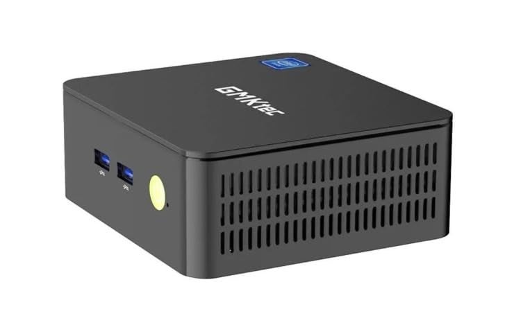 GMKtec Mini PC, Intel Twin Lake N150 (Upgraded N100), 8GB DDR4 RAM 256GB PCIe M.2 SSD, Desktop Computer 4K Dual HDMI/USB3.2/WiFi 6/BT5.2/2.5GbE RJ45 for Office, Business - Image 2