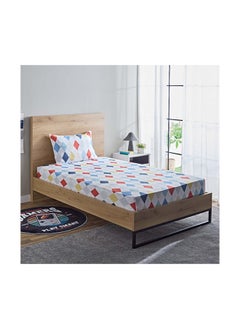 Home Box Nora 2-Piece Single Plaid Microfibre Flat Sheet Set 160 x 240 cm  - Image 1