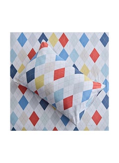 Home Box Nora 2-Piece Single Plaid Microfibre Flat Sheet Set 160 x 240 cm  - Image 5