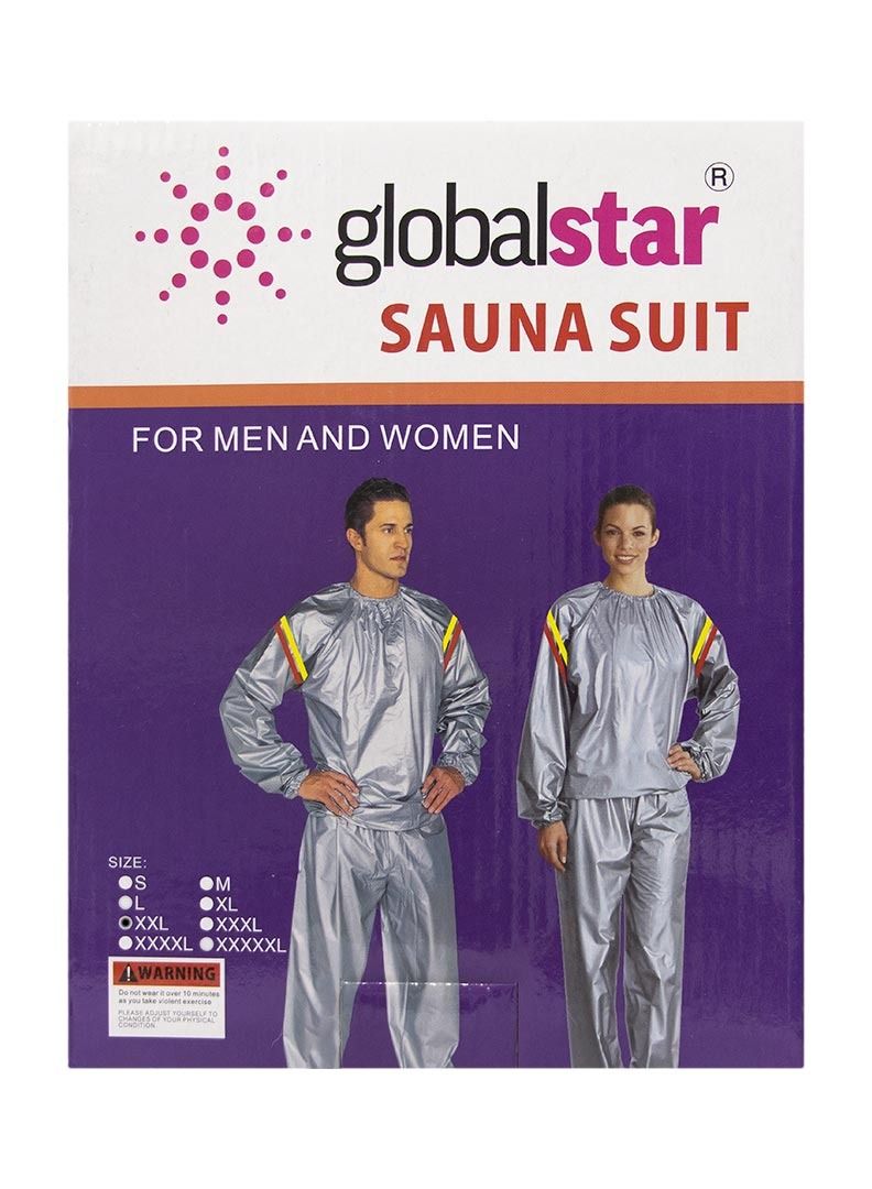 Global Star XXL Sauna Suit Slimming Body Shaper Sweat Suit for Weight Loss - Image 1