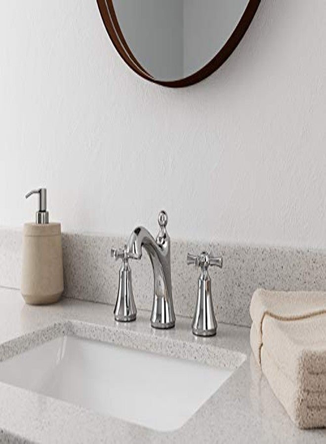 Pfister LF049-THRC Thurmont Widespread Bathroom Faucet with Cross Handles, Polished Chrome, 8 Inch - Image 2