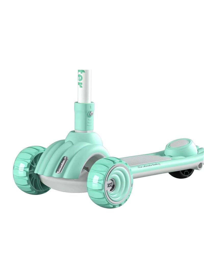 Portable Scooter for Kids ages 3+ Years, LED Flashing Lights, Music, Adjustable Height, Holds Upto 50Kg  - Image 3