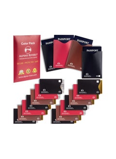 Alpine Rivers RFID Blocking Sleeves – 18-Pack for Identity Theft Protection | 14 Credit Card Sleeves + 4 Passport Protectors | Ultra-Slim, Durable & Water-Resistant  - Image 1