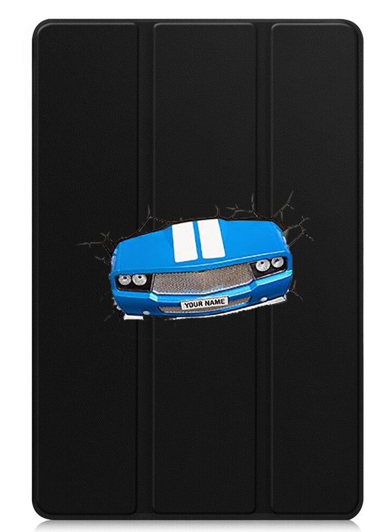 Theodor Protective Flip Case For Lenovo Tab M11 (2024) With Trifold Stand Auto Wake Sleep Shockproof Cover Car-01 - Image 1