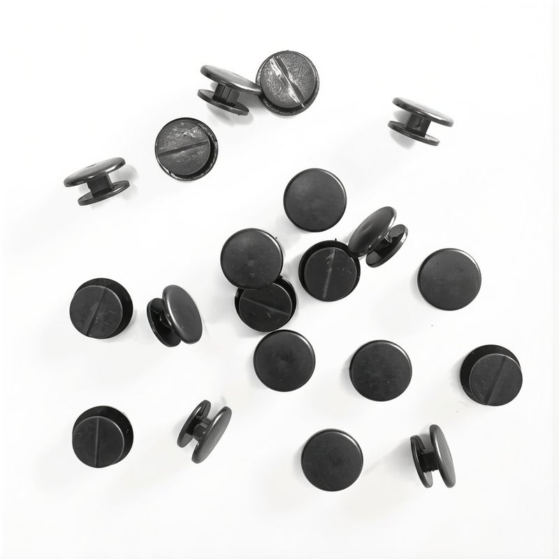 Shoe Charms Buttons Black 8mm Upgrade Anti Lost Locking Design Clog Charm Fastener Rivet - Image 2