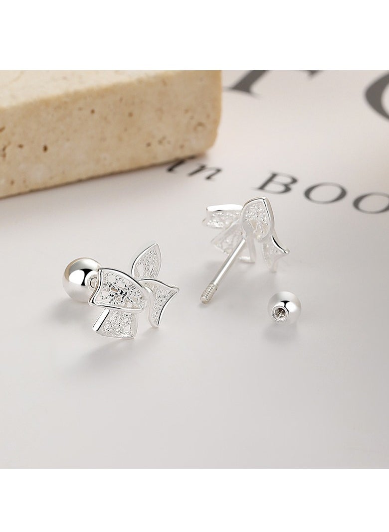 xozgdovg Bow sweet little fresh screw hollow-out flower silk accessories for women  - Image 2
