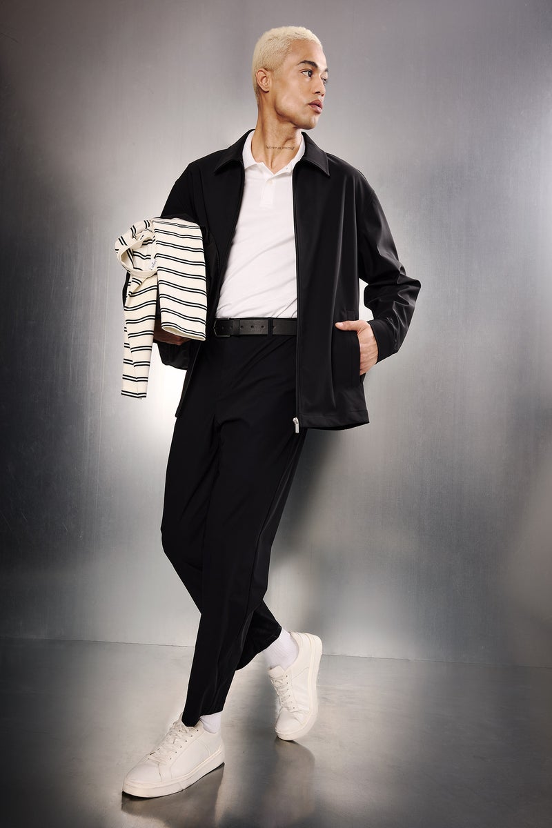 DeFacto Black Man Standard Fit Trousers Casual - Image 1