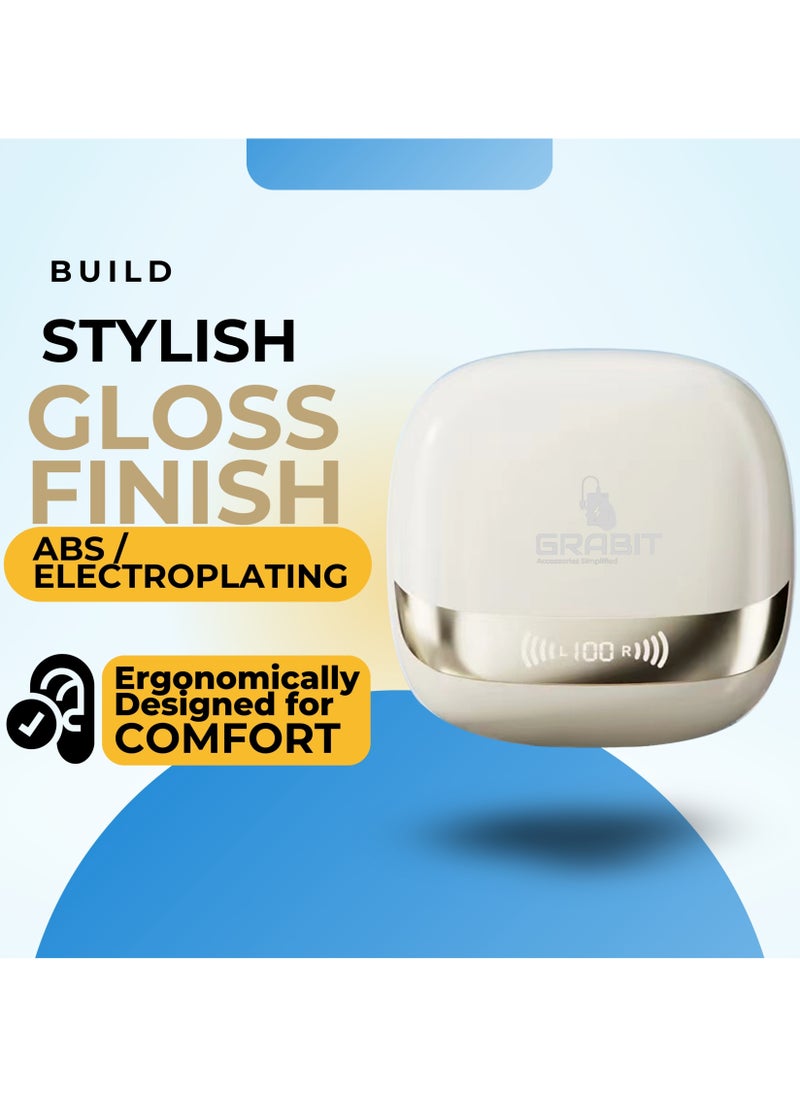 GTUNES-HARMONY True Wireless Earbuds – 42dB ANC, Quad-Mic, 6H Playtime, Premium Sound, Fast Charging